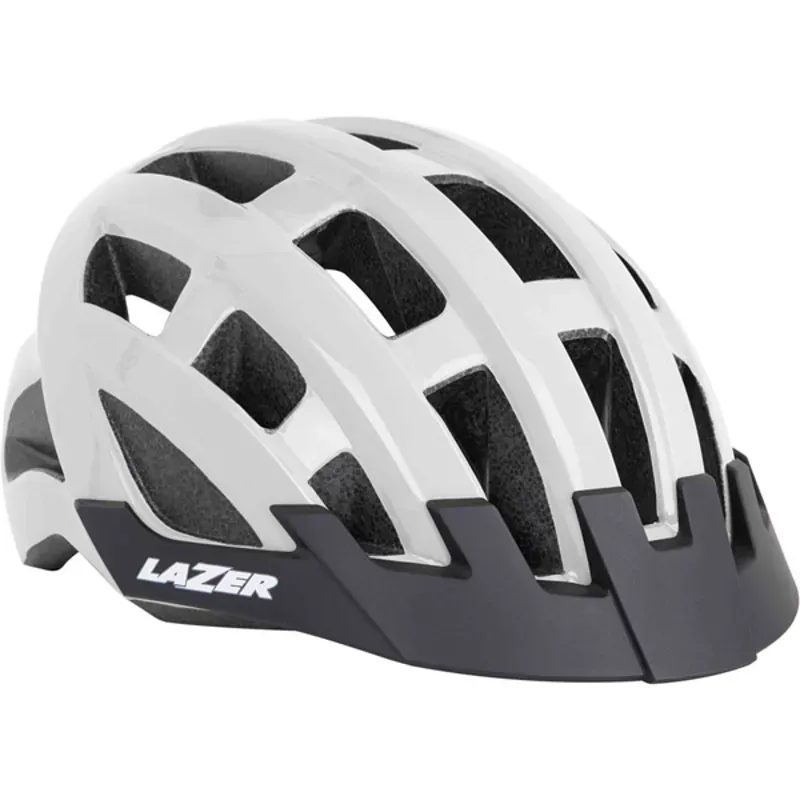 Lazer Compact 54-61cm Uni-Adult Helmet In White