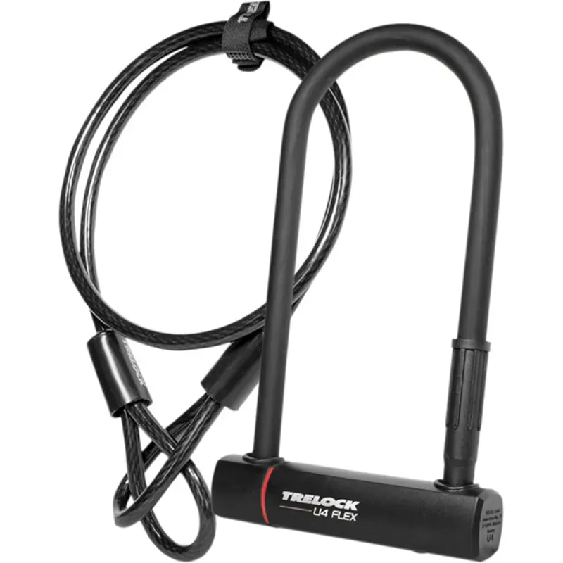 Trelock U4 Flex 230mm U-Lock in Black