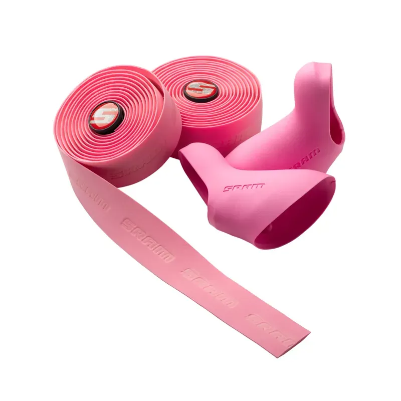 Sram Supercork Bar Tape Black in Pink