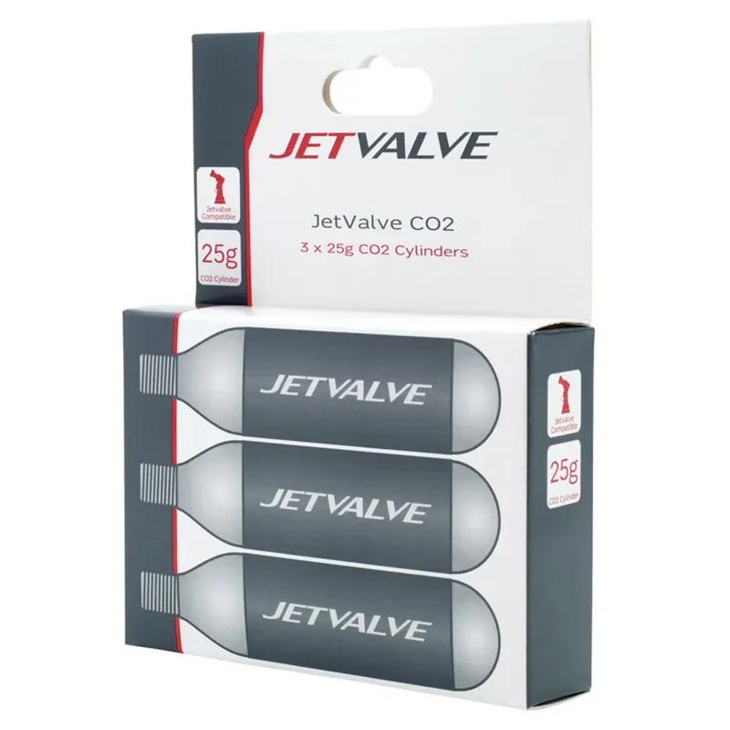 Weldtite Jetvalve Co2 Cylinders - 3x25g