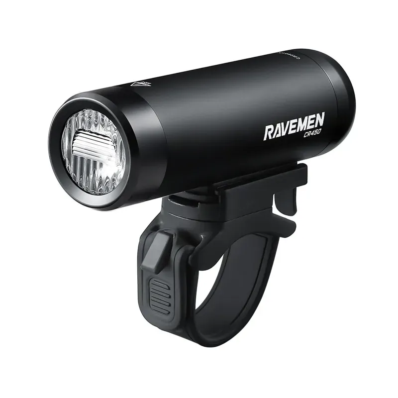 Ravemen CR450 T-Shape Anti-Glare Front Light w/Remote in Black